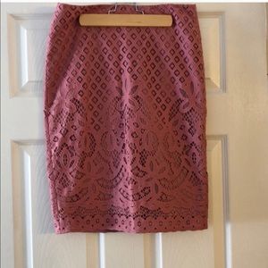 Pink skirt
